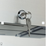  Καταψύκτης - 700L - 3 ρυθμιζόμενα ράφια (2/1 GN) - με ρόδες - με ράφια